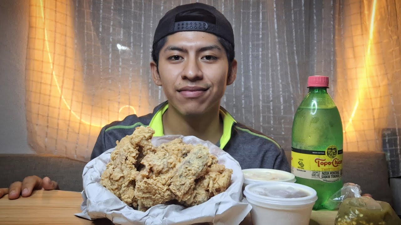 ASMR Comiendo POLLO FRITO🍗 Crujiente | Mukbang