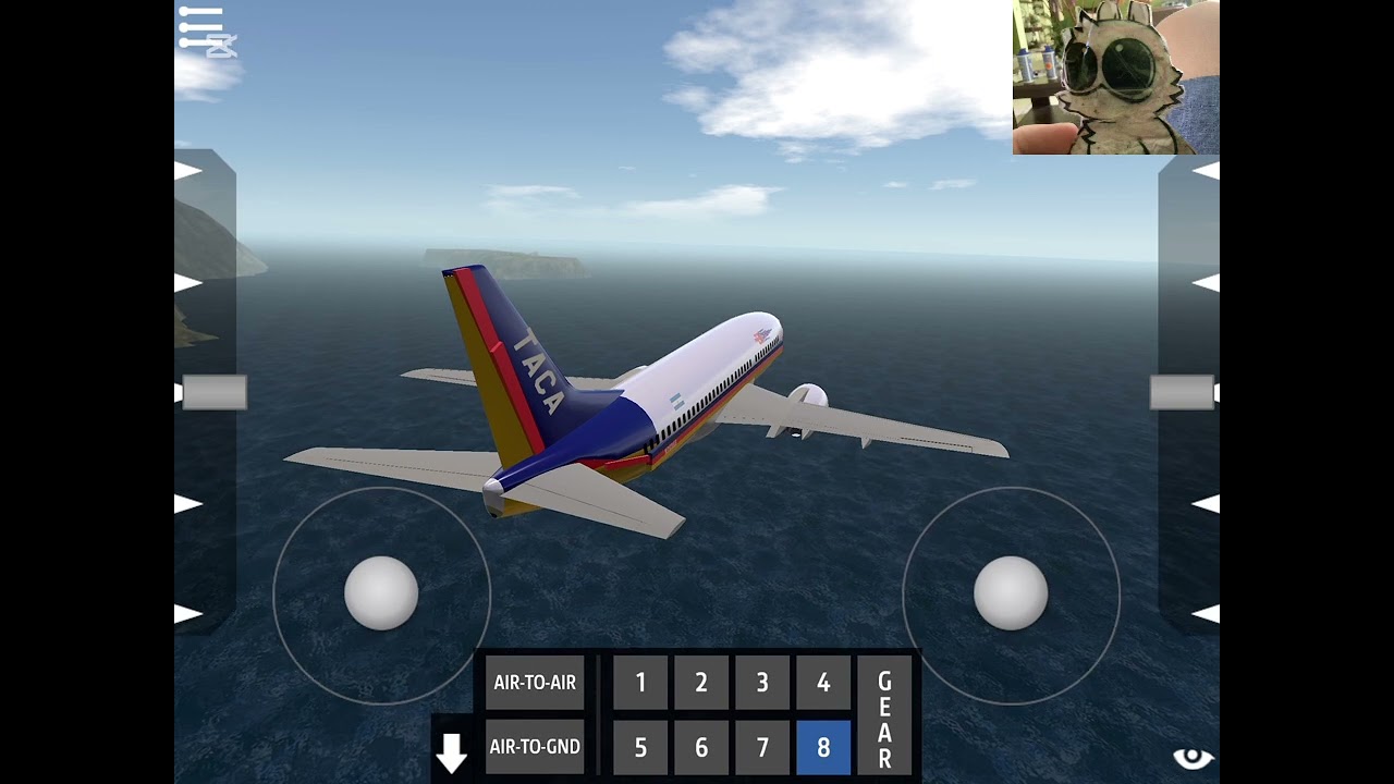 Bip flys a airplane in simple planes credits to @GibThom ￼