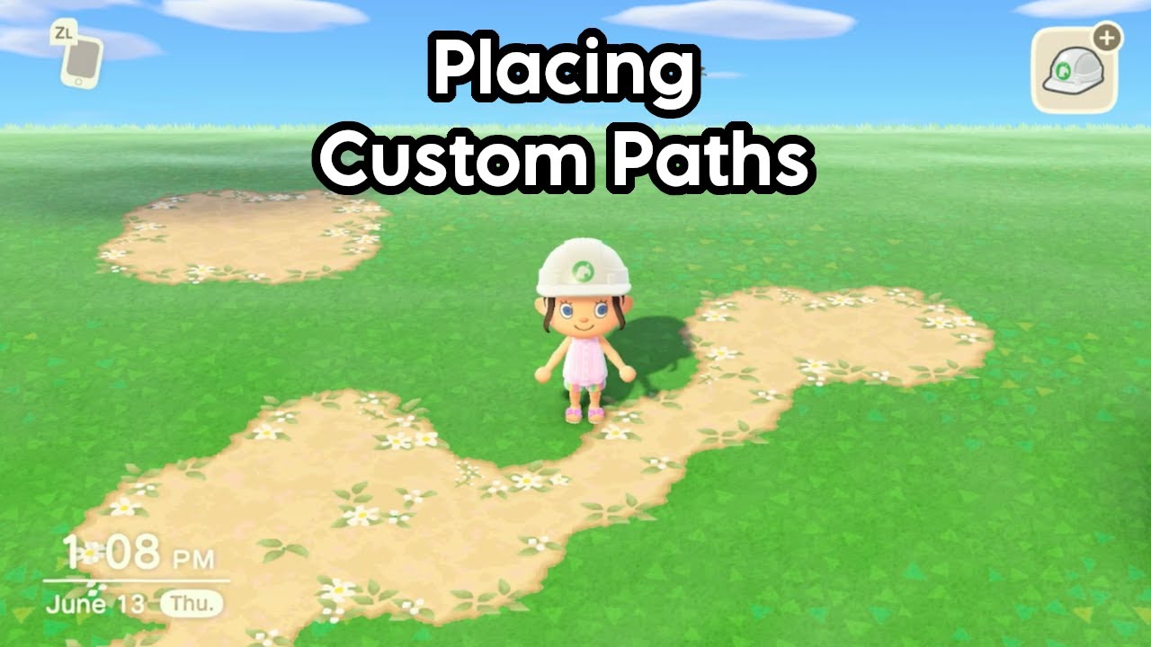 How to place custom paths