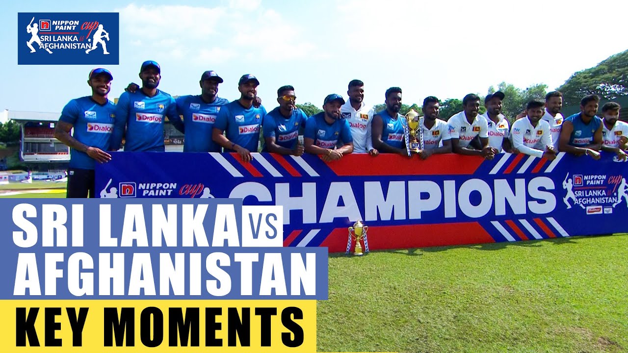 Afghanistan Tour Of Sri Lanka | 1st Test - Day 4 | Trophy Presentation
