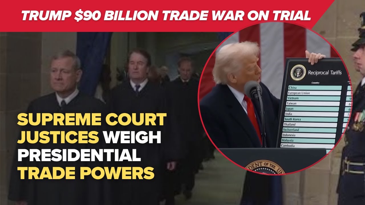 Trump $90 billion trade war case heads to the Supreme Court