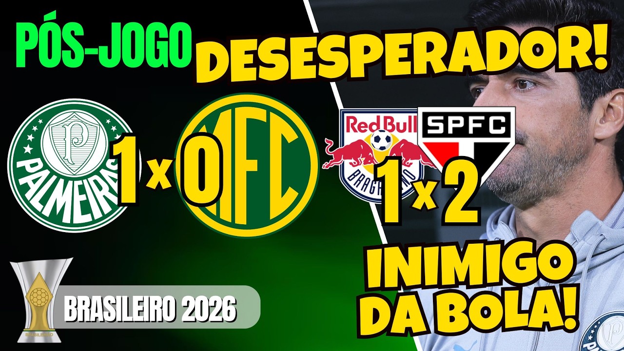 PÓS-JOGO | PALMEIRAS 1X0 MIRASSOL | BRASILEIRÃO 2026 | AO VIVO