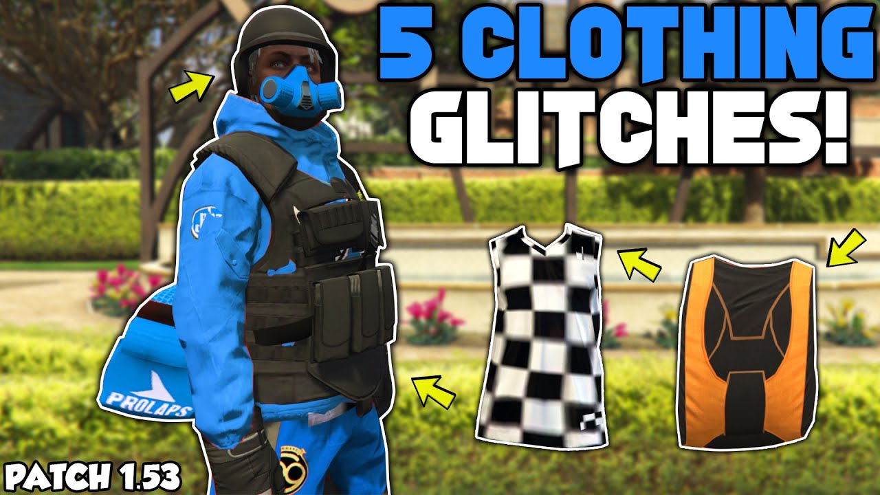 ТОП-5 ОШИБОК С ОДЕЖДОЙ В GTA 5 ONLINE ПОСЛЕ ОБНОВЛЕНИЯ 1.53! (Невидимый торс, цветные кроссовки, ...
