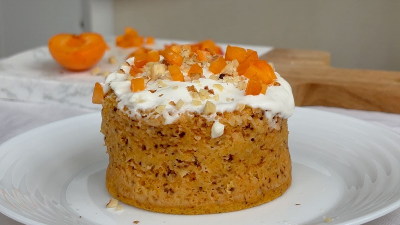 Морковный Кекс за 2 минуты — без сахара и масла! Быстрый рецепт в микроволновке