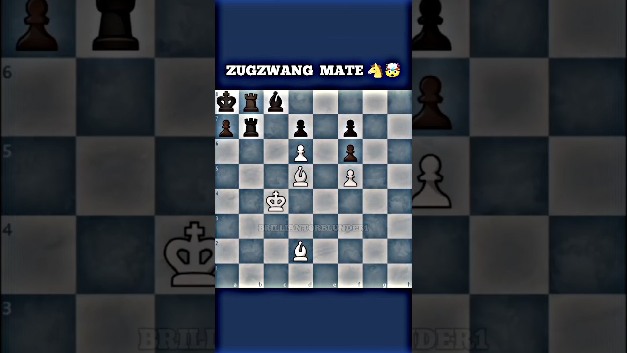 Мат Цугцванга 🤯 #шахматы #блестящийход