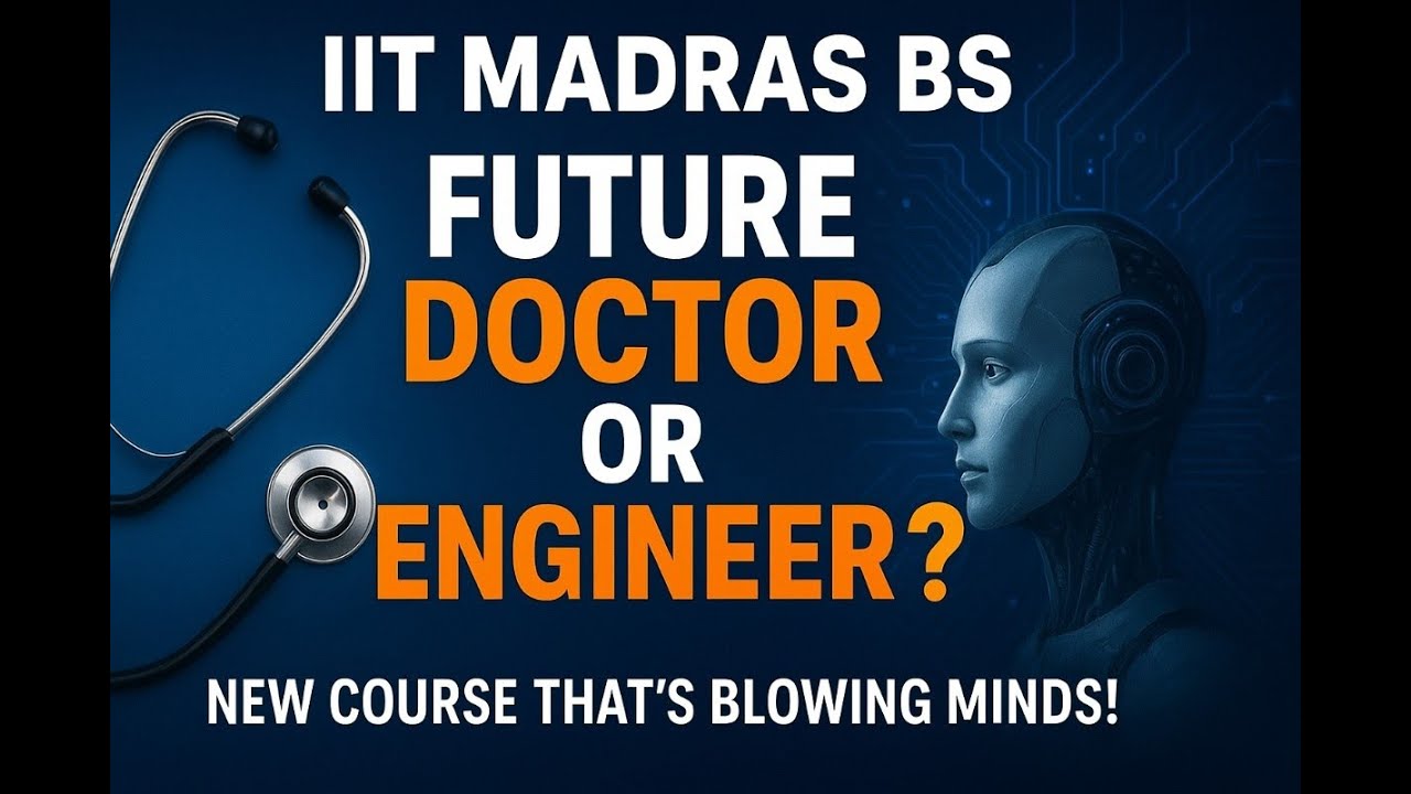 IIT Madras BS Medical Science & Engineering| The Future of AI + Medicine Starts HERE! 🚀