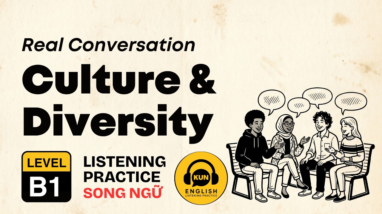 B1 English Listening Practice &ndash; Culture and Diversity  | Daily English | Intermediate EP43