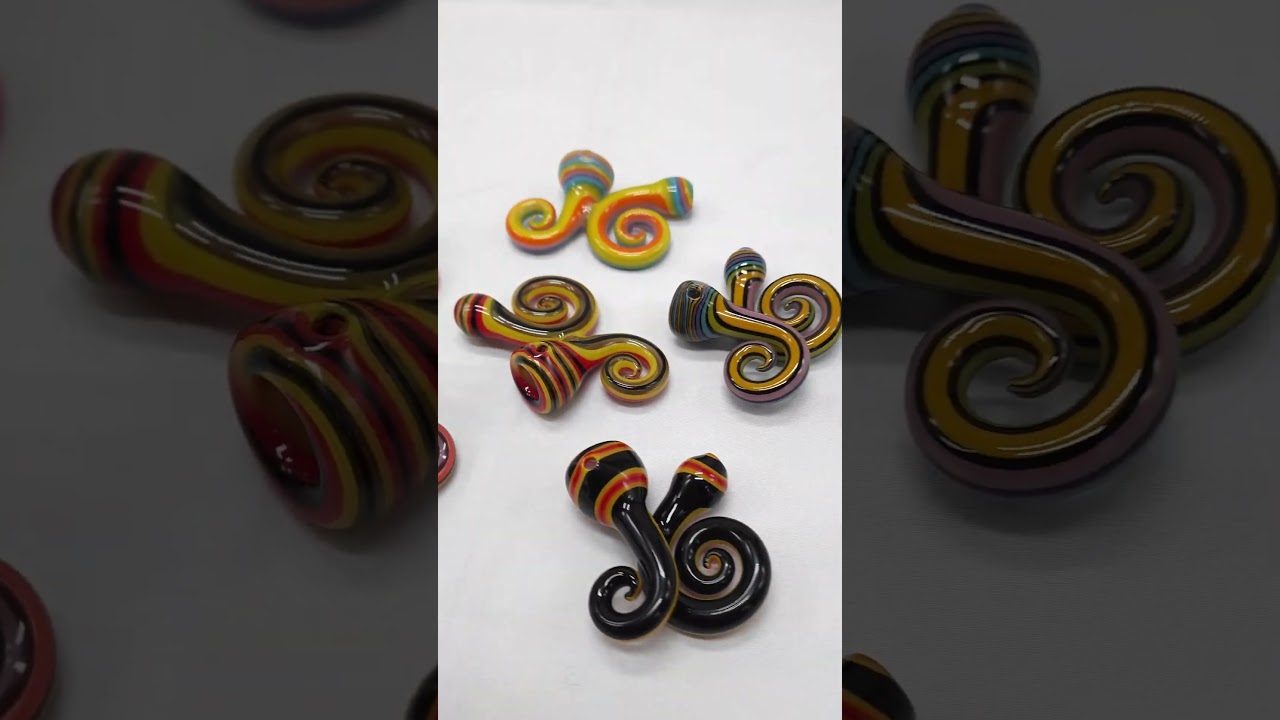 Jem Glass twisted spoons!