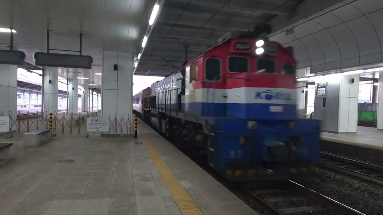 [고전 철도풍경] KORAIL 경부선대전역 #1302 부산 → 서울 무궁화호열차 진입/도착