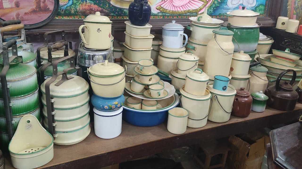 செட்டிநாடு பாரம்பரிய மங்கு பாத்திரங்கள்|Traditional Cookware Collection's Household Items Organiser