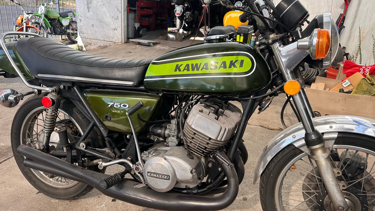 Eight Kawasaki Triples and loads of parts “FOR SALE”