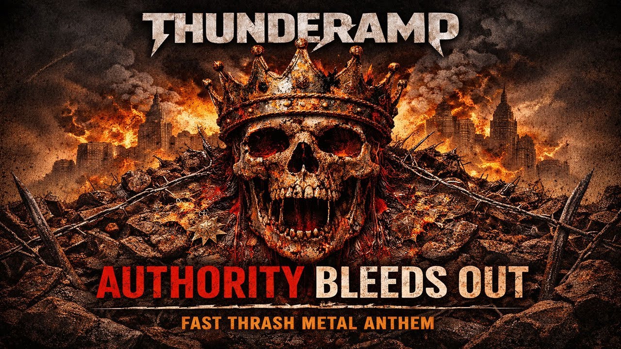 Authority Bleeds Out | Fast Thrash Metal Anthem | ThunderAmp