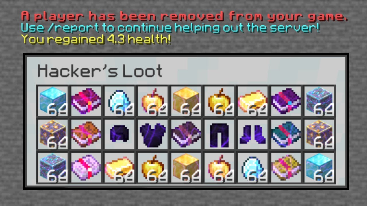 Killing hackers in Hypixel UHC