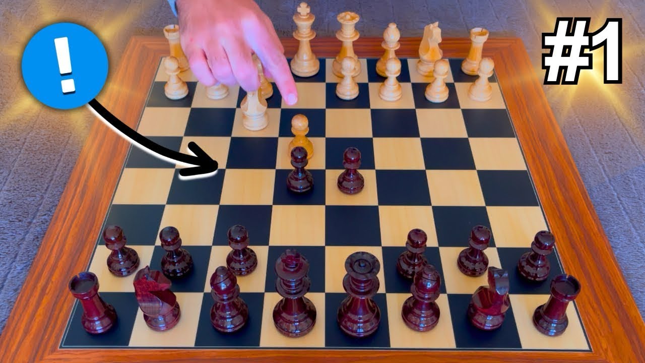 El MEJOR GAMBITO de ajedrez para las NEGRAS contra 1.e4