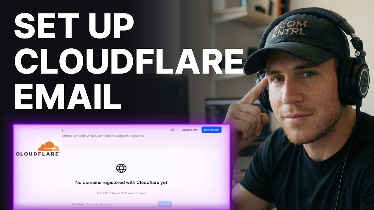 Cloudflare Email Setup Beginner Tutorial (2026) | Step-by-Step