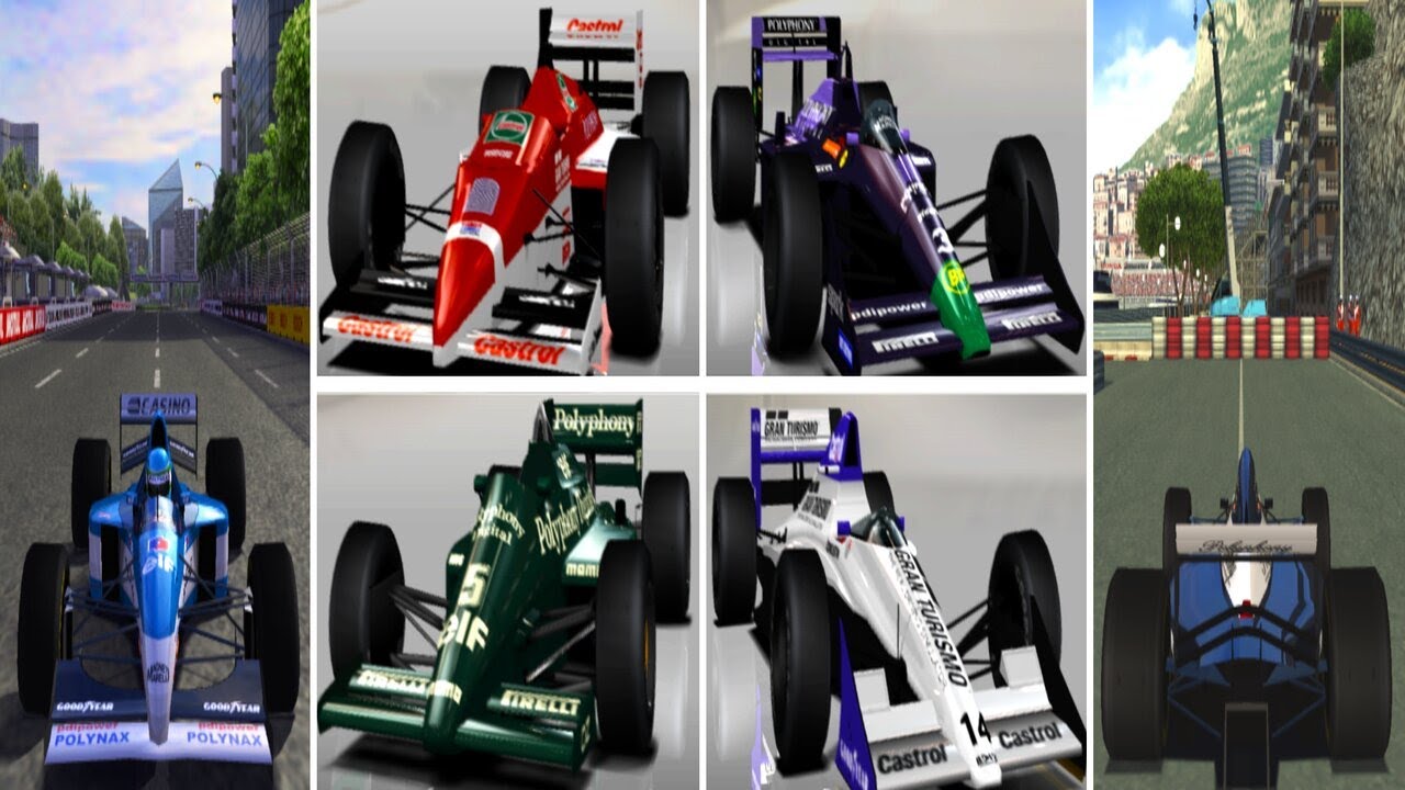 All Formula 1 Cars in Gran Turismo 3