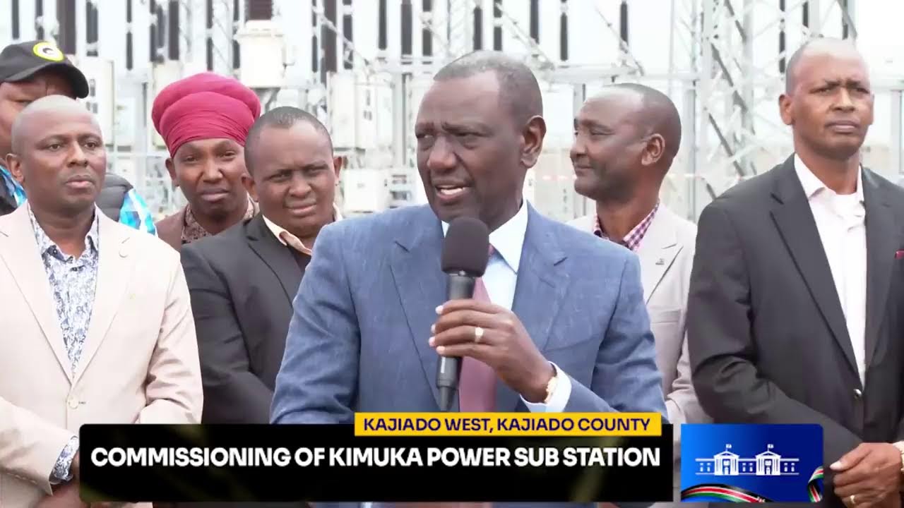 Commissioning of Kimuka Power Sub Station, Kajiado West, Kajiado County.