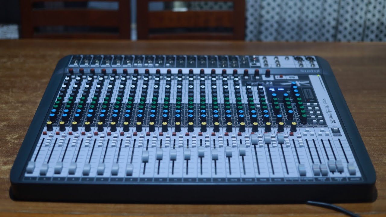 Soundcraft Mixer signature unboxing Zougam Sound22