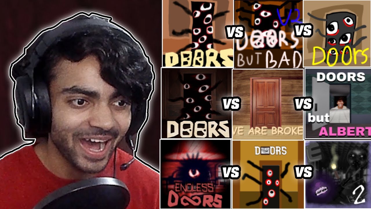 [Roblox] DOORS vs DOORS BUT BAD,V2,V3,FUNNY,BUDGET vs ENDLESS DOORS vs BUT ITS ALBERT vs ENTRANCES