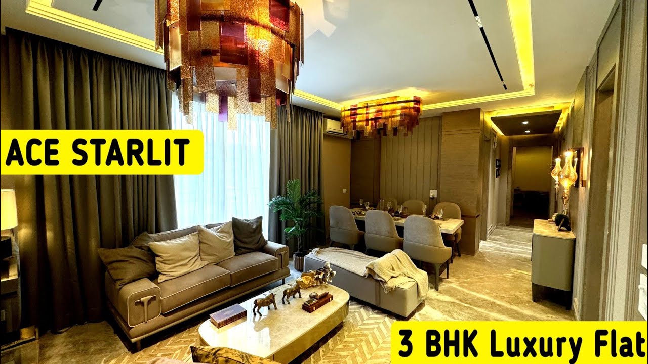 Ultra Luxury Apartment in Noida | Luxurious 3-BHK Flat 1775 Sq. Foot | ACE Starlit Sec 152 Noida