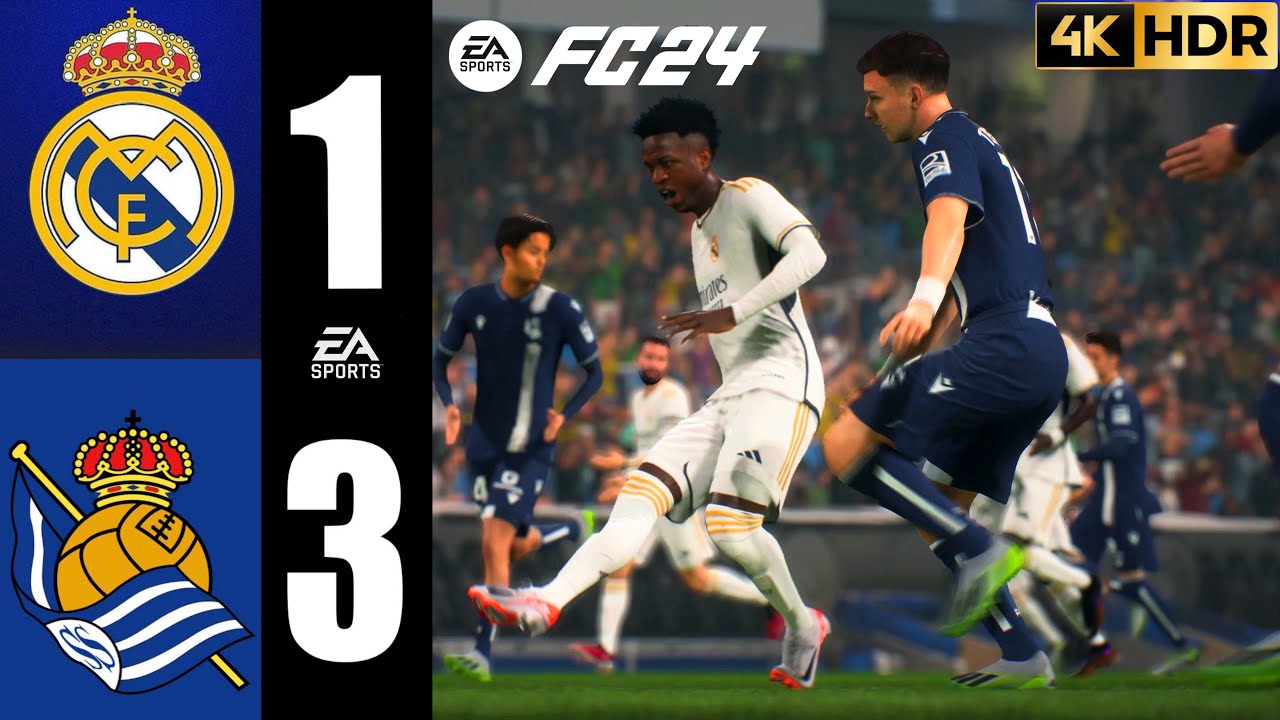 FC 24 | Real Madrid 1 vs 3 Real Sociedad | LaLiga