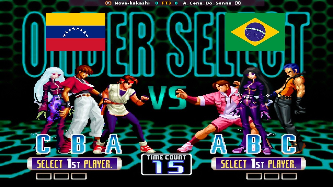 The King Of Fighters 2002 - Nova-Kakashi Vs A Cena Do Senna