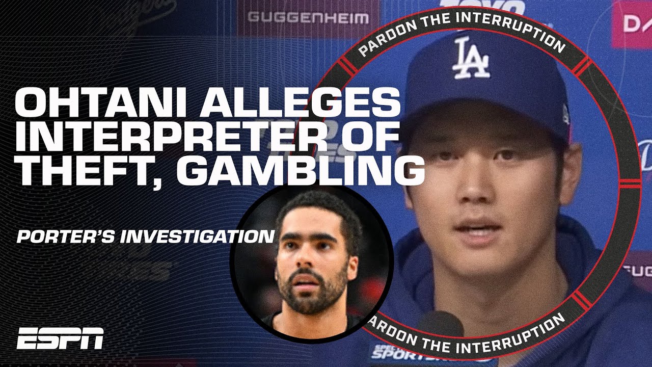 PTI reacts to Shohei Ohtani & Jontay Porter's sports betting scandals
