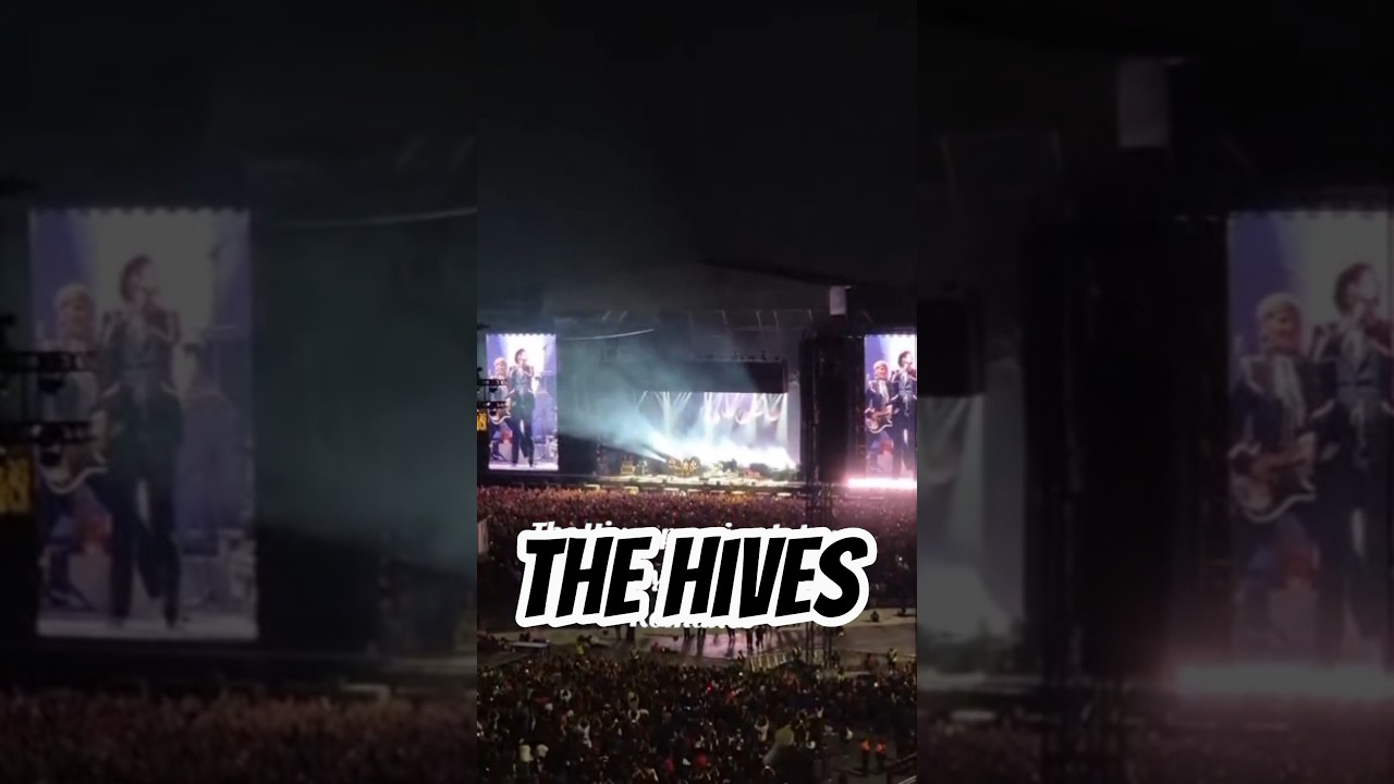 The Hives previo al concierto de My Chemical Romance en el estadio GNP en la Ciudad de M&eacute;xico