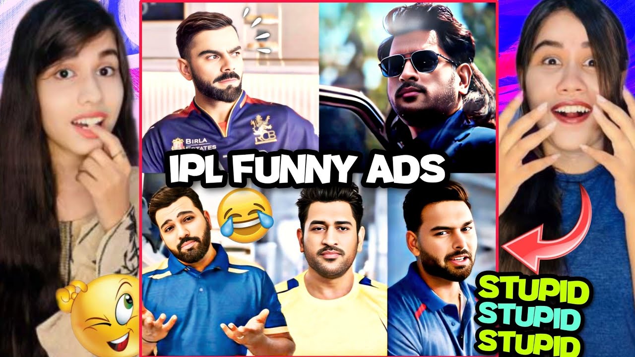 IPL2025 FUNNIEST ADS REACTION😂❤️ l MSD l VIRAT KOHLI l HITMAN