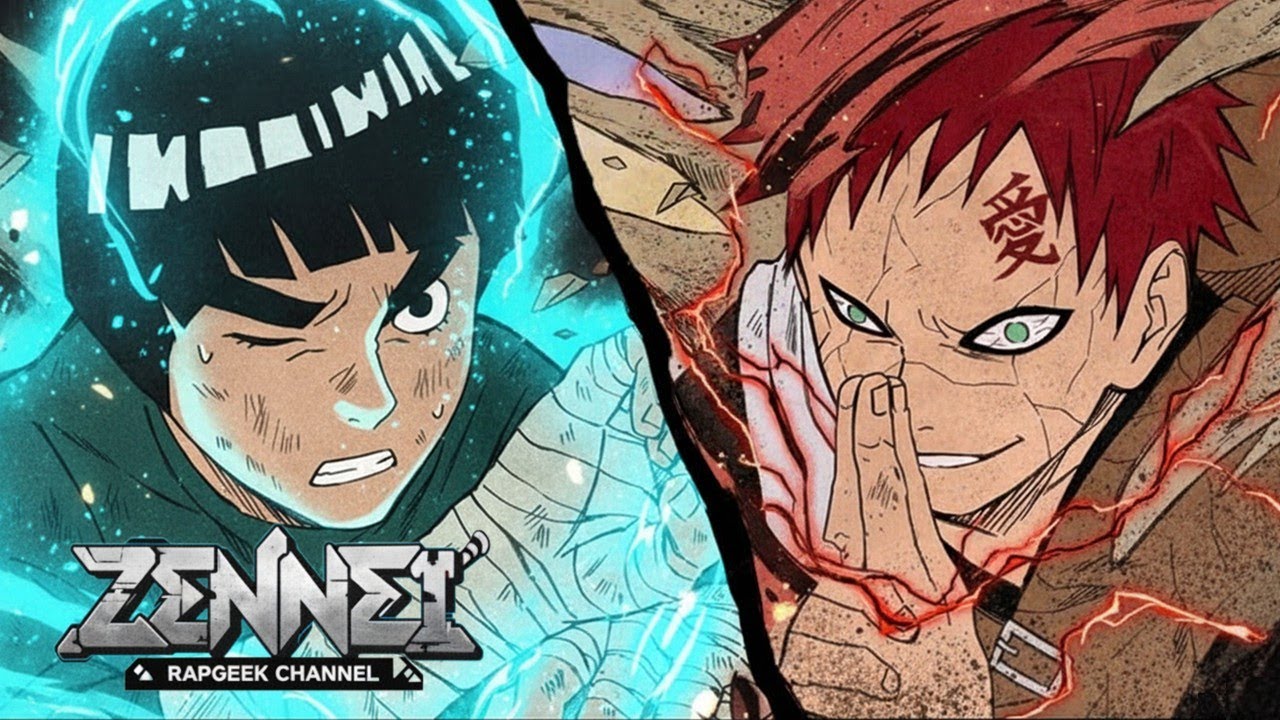 A MELHOR LUTA | Rock Lee vs Gaara (Naruto) | Rap Geek