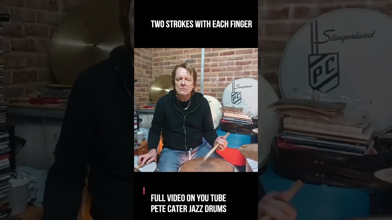 TWO PLUS TWO. TRAD GRIP FINGER TECHNIQUE. #drummer #drumlessons  #drummersofyoutube
