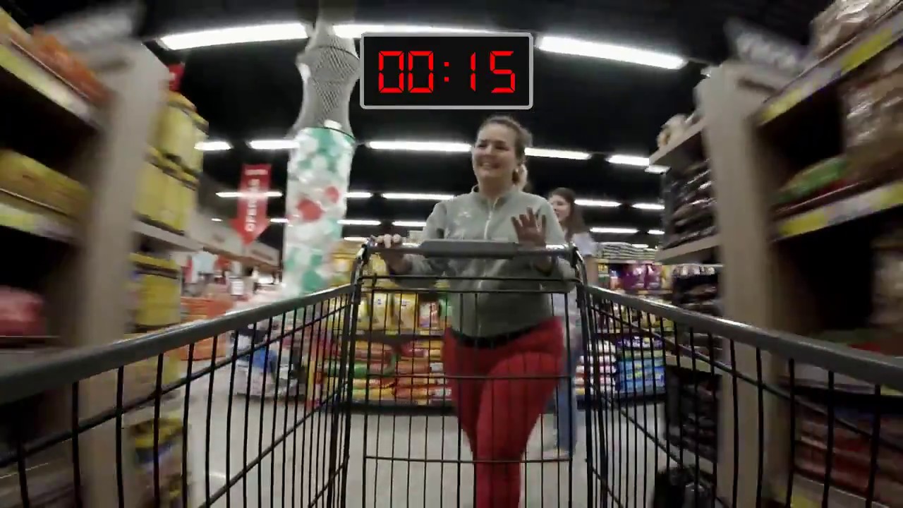 1 minuto de compras grátis