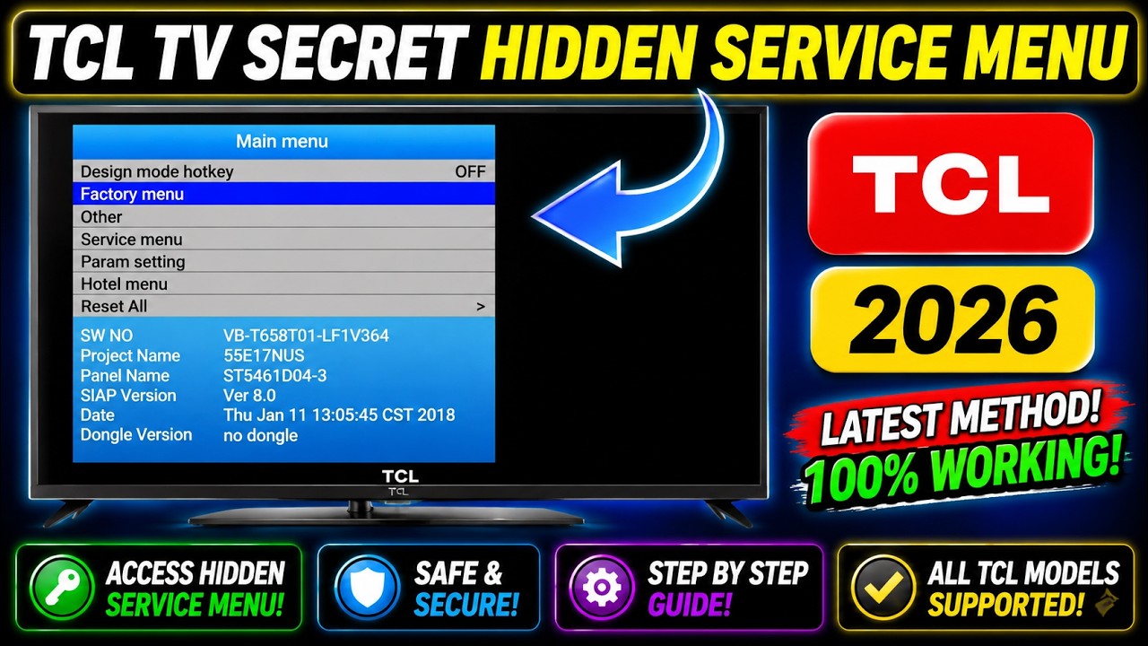 TCL Tv Service Mode
