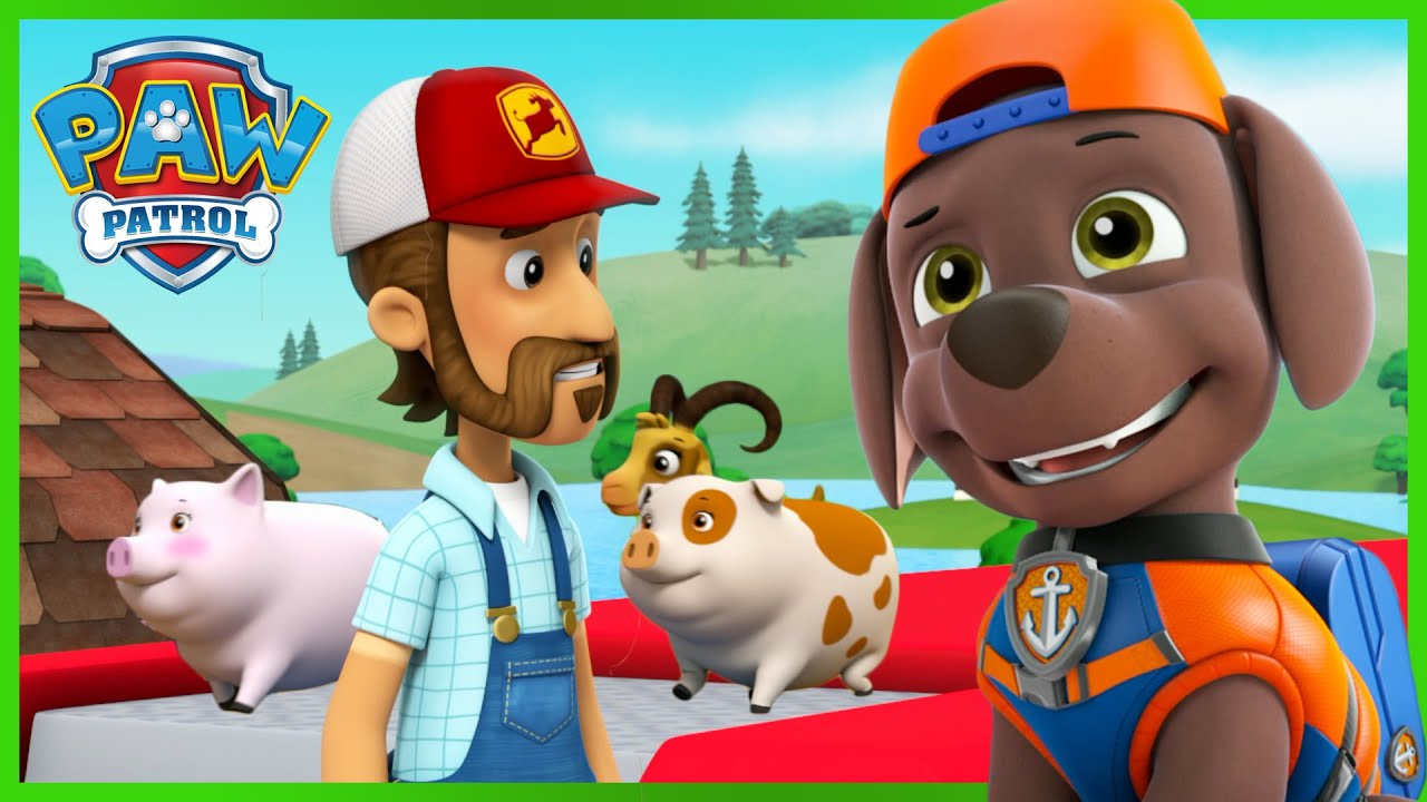 Pups save the Animals and the flooded farm! - PAW Patrol Episode - Cartoons for Kids Compilation