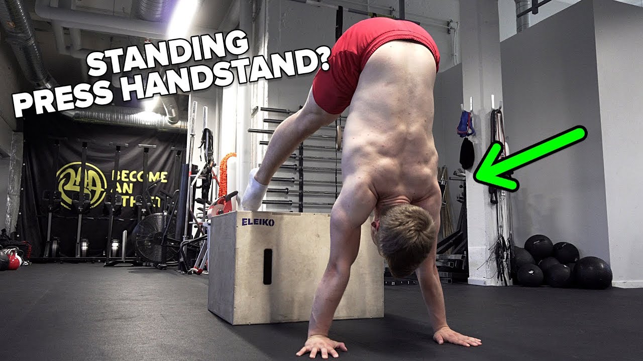 How to do a standing press handstand?