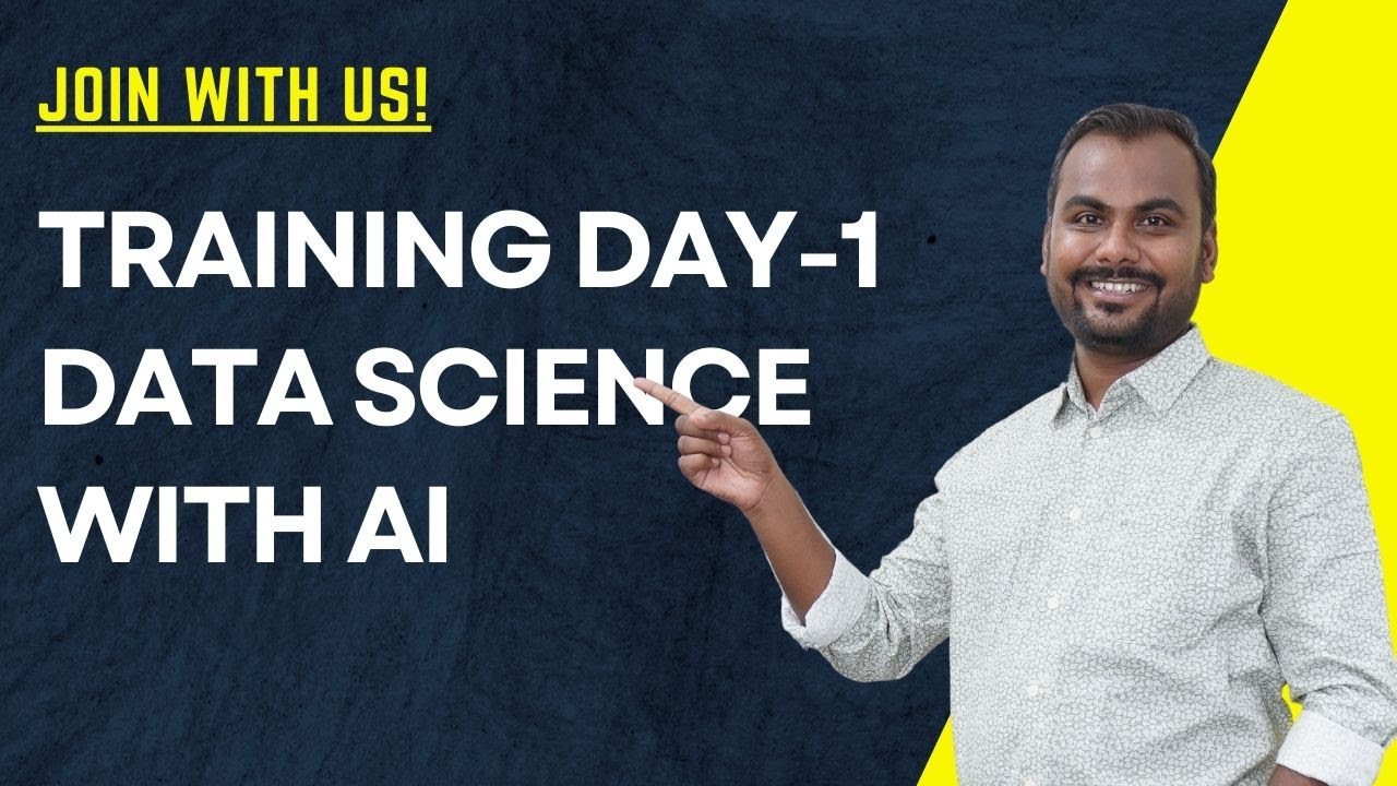 Start Your Data Science Journey with AI – Day 1 Session