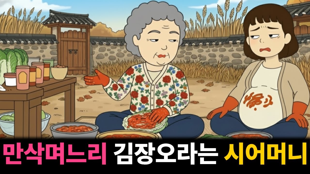 만삭 며느리에게 김장하러 오라는 시어머니 |고부갈등|툰사연|시월드|막장사연
