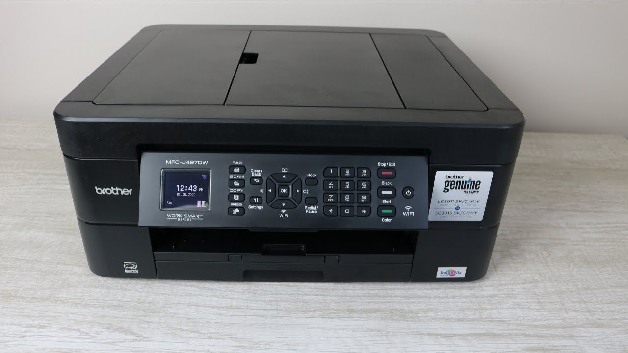 Распаковка, настройка и обзор Brother MFC J497DW