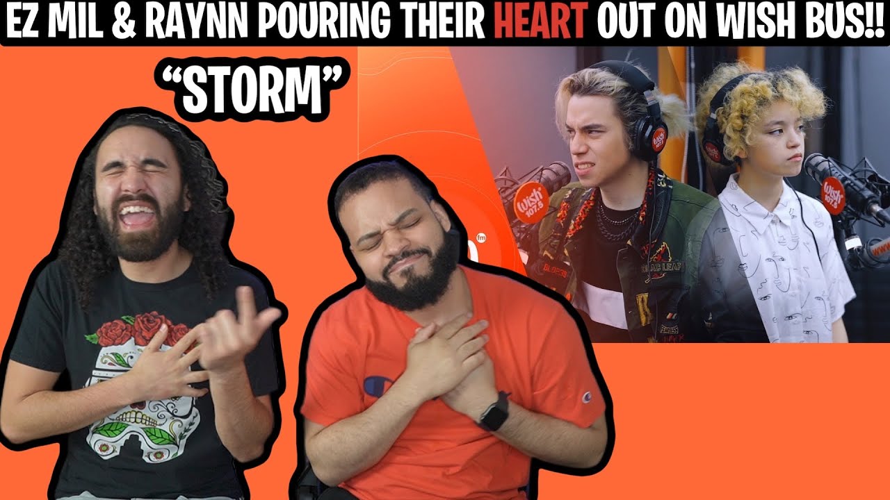 Ez Mil and Raynn perform “Storm” LIVE on Wish 107.5 Bus | REACTION!!