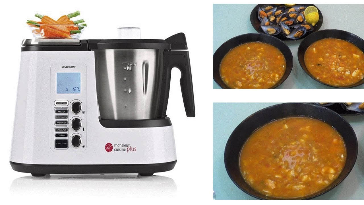 SOPA DE PESCADO CON MONSIEUR CUSINE PLUS