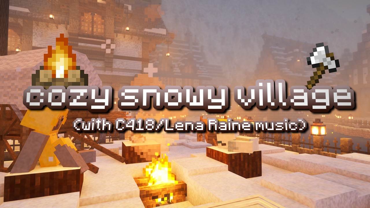 🌨️You won't feel this way forever❄️ (Nostalgic Minecraft C418 Music) |Winter Dark Academia Ambience|