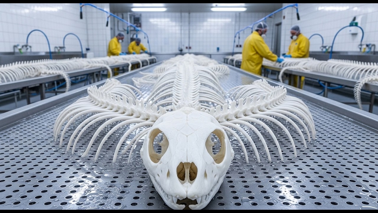 Inside the Snake Skeleton Factory – (Full Process) How Luxury Longevity Capsules Are Made
