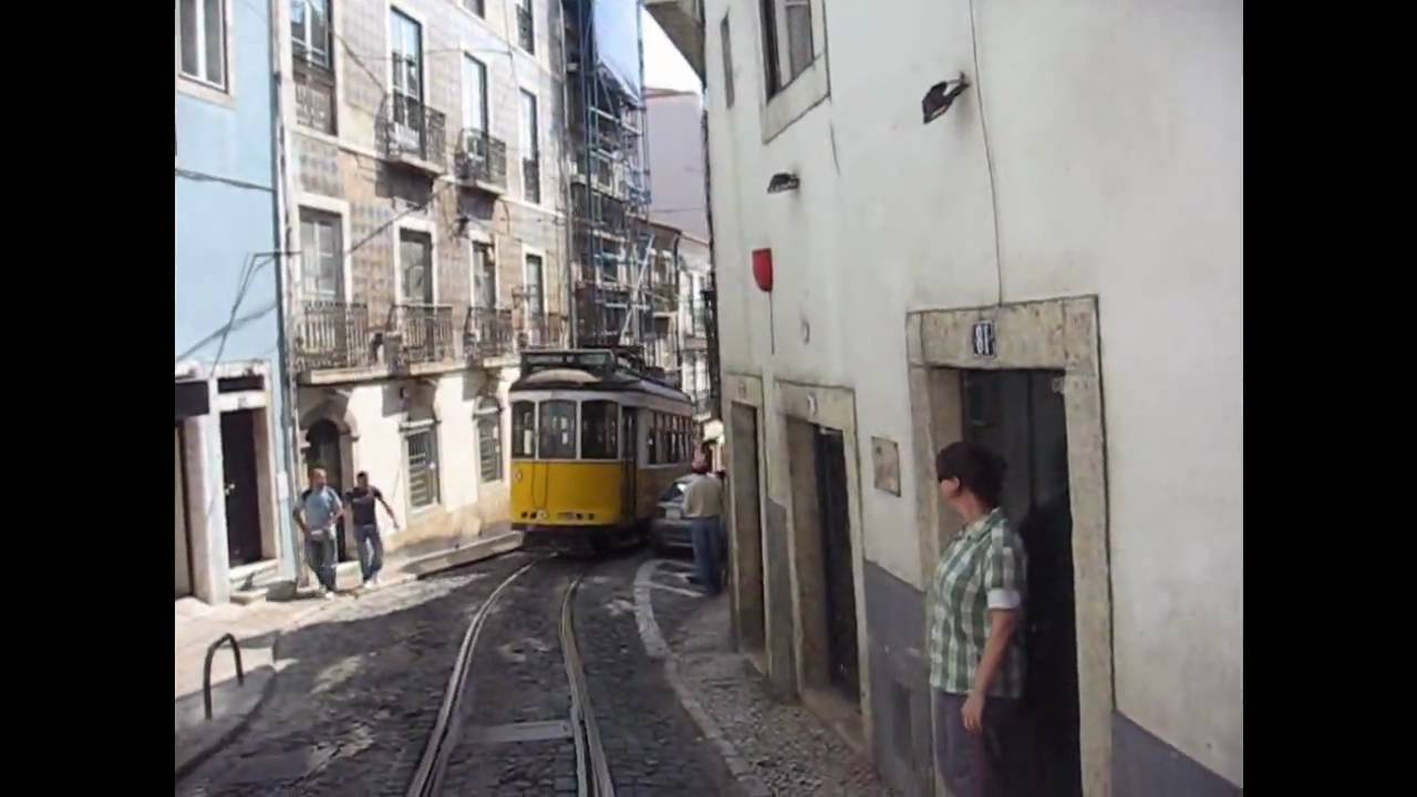 Lisbon Tram on a hill