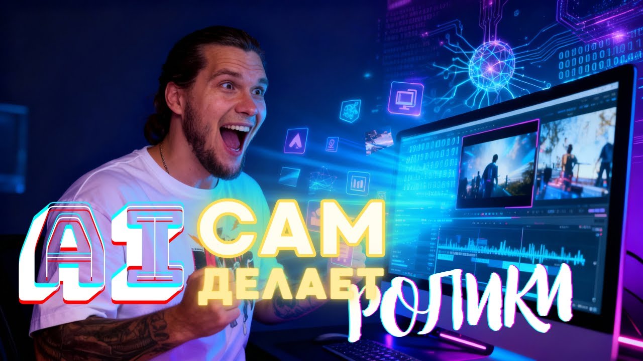 Как я монтирую видео за 5 минут с помощью нейросети!