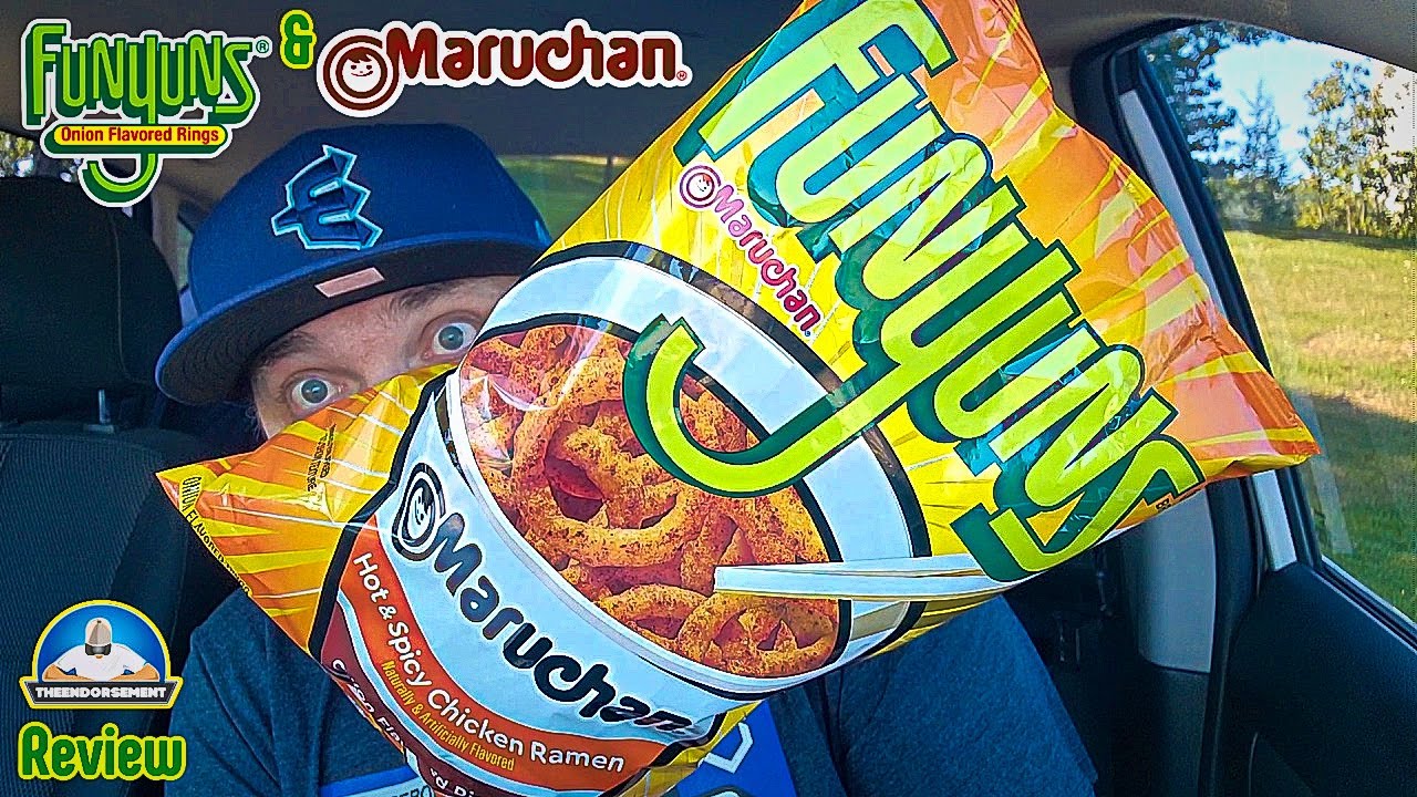 Funyuns® Maruchan® Hot & Spicy Chicken Ramen Review! 🧅🌶️🐔🍲| theendorsement