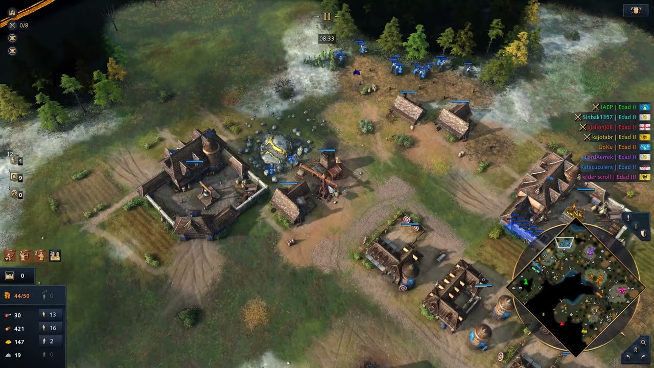 4vs4 Ranked | Victoria sin pesca | Age of Empires IV | Knight Templar