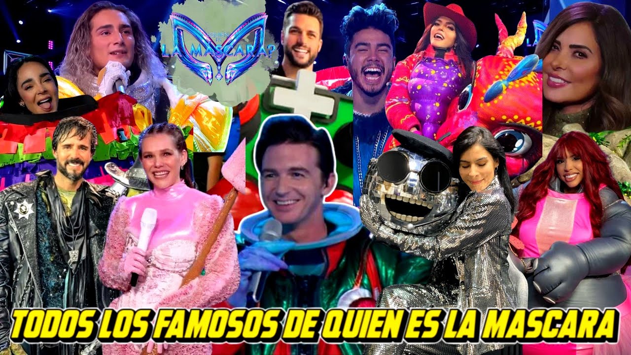 TODOS LOS FAMOSOS De ¿Quién es la Máscara? México DE TODAS LAS TEMPORADAS