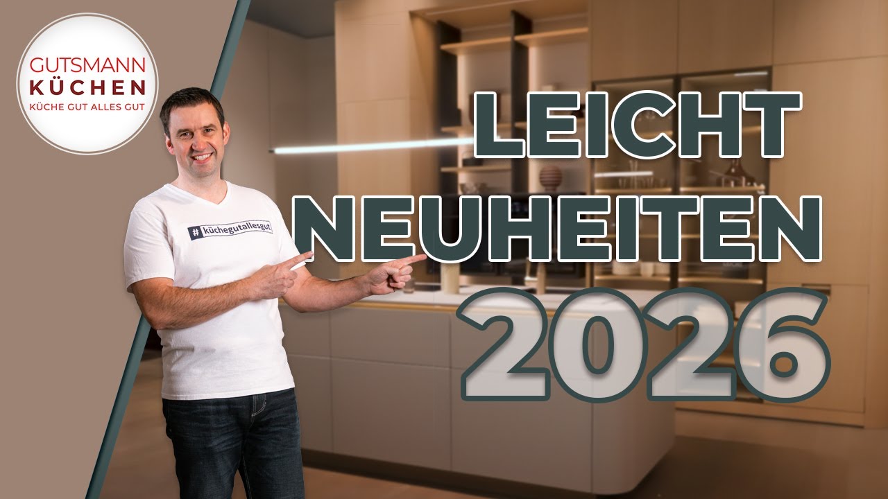 Küchentrends 2026 von LEICHT | Neue Farben, Smartglas & edle Wohnkonzepte