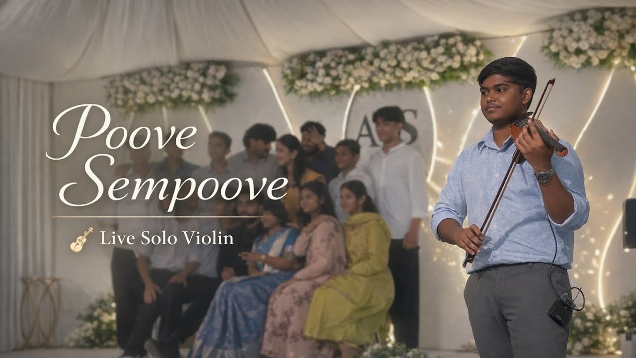 Poove Sempoove | Violin Solo (Live) 🎻 – Chrisjoe Abhilash