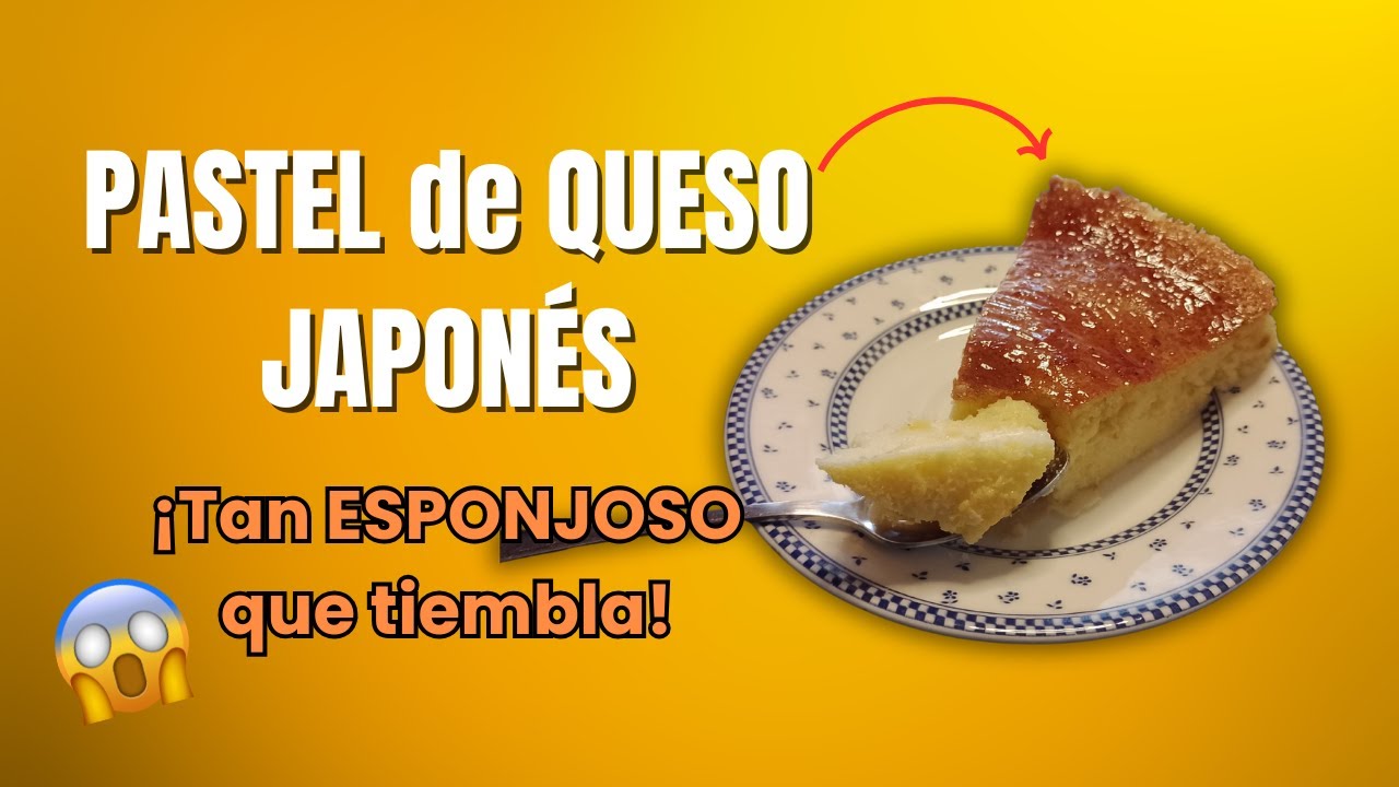 PASTEL DE QUESO JAPONÉS 🎂 | Suave, Esponjoso y ¡TIEMBLA SOLO! 🍰 Receta Fácil Paso a Paso